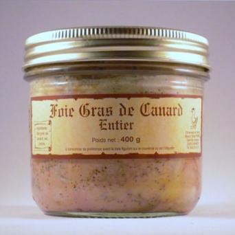 Foie Gras de canard entier 400 g