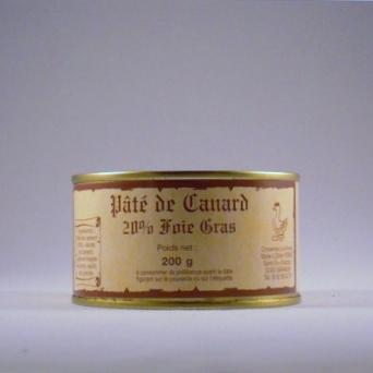 Pâté de canard 20% Foie gras